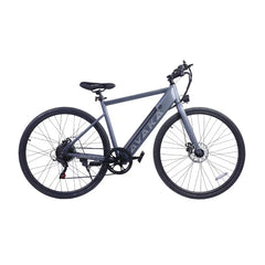 Gray electric bike with 'AVAKA' branding on a white background