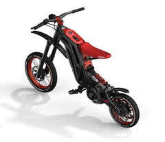 79BIKE TITAONE S Electric Bike in black and red on a white background