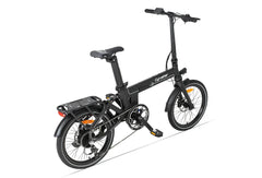 Black - Cyrusher Sonder Folding Electric Bike on a white background