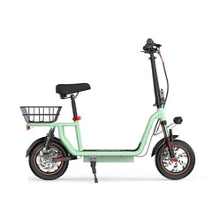 iScooter i12 Electric Scooter With Seat & Carry Basket