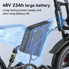 JANSNO X60 elektrisk cykel med dobbelt motor