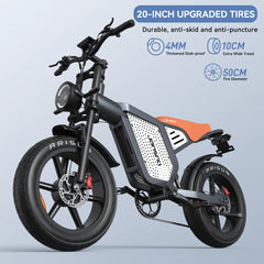 JANSNO X60 elektrisk cykel med dobbelt motor