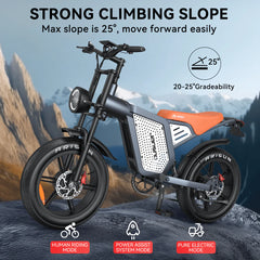 JANSNO X60 elektrisk cykel med dobbelt motor