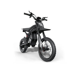 Riding Times GT54 Pro Electric Bike in black view on front view on a white background