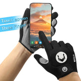 1 Pair Of All-finger Gloves Breathable Shock-proof Touch-screen Bike Gloves Spring And Summer Mountain Bike Road Riding Gloves