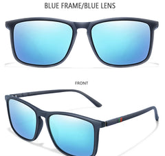 Fashion Square Polarized Cycling Sunglasses Men Women Driving Fishing Luxury Brand Designer Sun Glasses Eyewear UV400