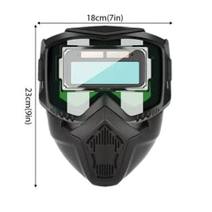 Head-Mounted Automatic Light-Changing Welding Helmet Detachable Adjustable Band Split Type Breathable Mask