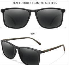 Moderigtige firkantede polariserede cykelsolbriller mænd kvinder kørsel fiskeri luksusmærke designer solbriller UV400
