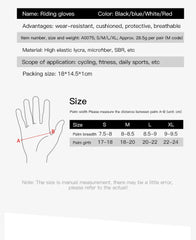 Breaking Wind Cycling Half Finger Gloves Anti-slip Bicycle Mittens Racing Road Bike Glove MTB Biciclet Guantes