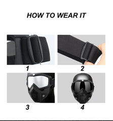 Outdoor Sport Windproof Mask Goggle HD Motorcycle Glasses Snowboard Eyewear Riding Motocross Summer UV Protection Sunglasses