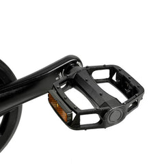 Black - SAMEBIKE LO26-Plus Electric Bike pedal with a white background