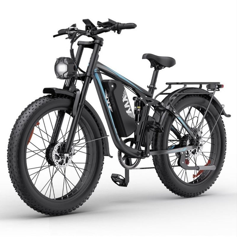 YVY C26 Max Electric bike - Black on a white background - Pogo Cycles, Ireland