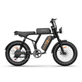Black URLIFE T2 Off Road Electric Bike with visible branding on a white background