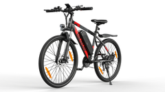 VARUN M27-1 Electric Bike with red accents on a white background