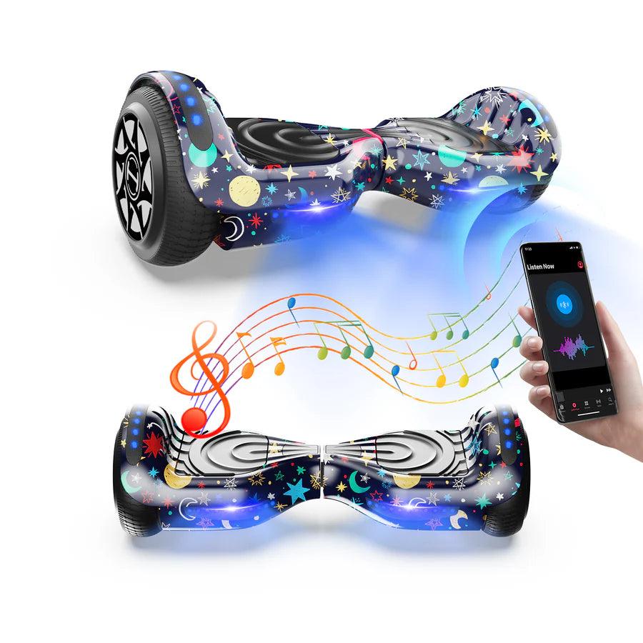 V1 Bluetooth LED Hoverboard 6,5" - Pogo Cycles