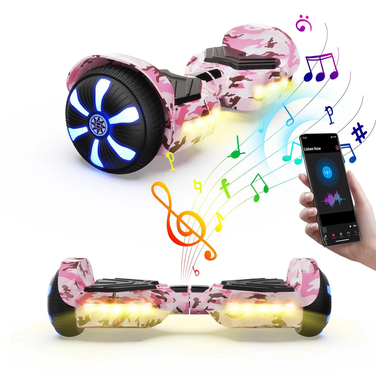 V2 Bluetooth LED Hoverboard 6.5" - Pogo Cycles
