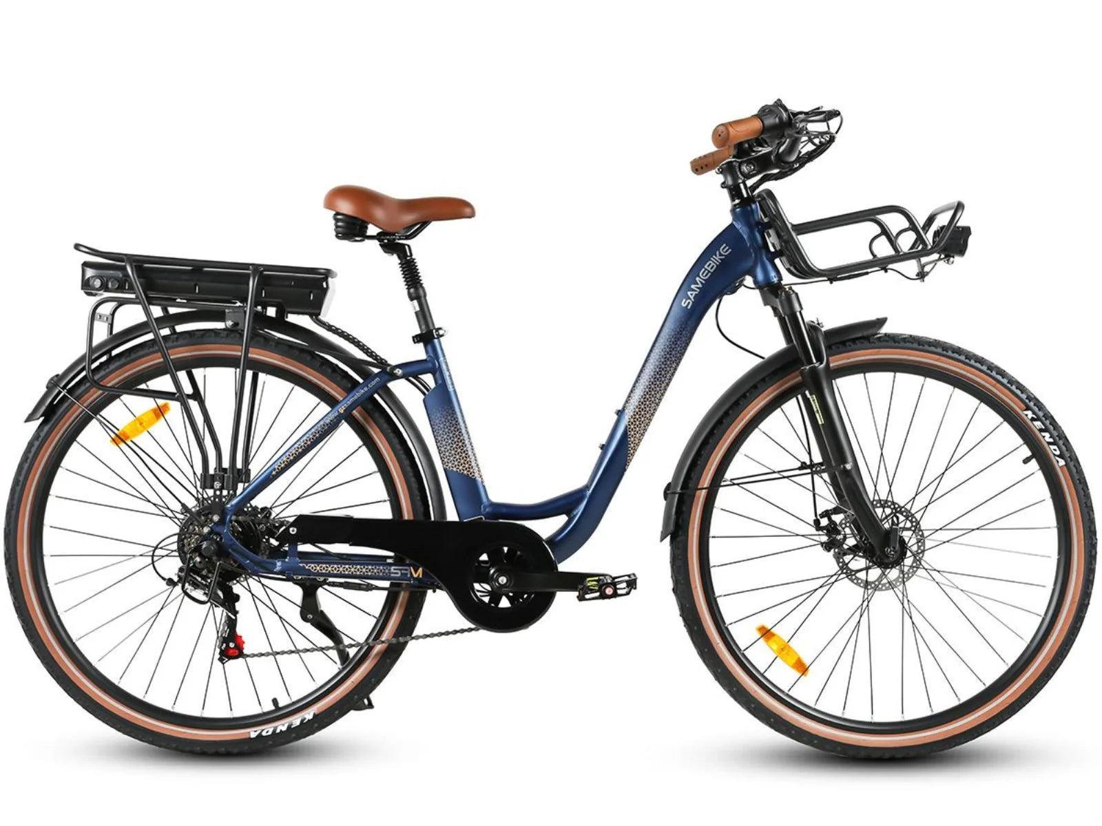 Blue - Samebike RS-A07 Electric Bike - Ireland - Pogo Cycles
