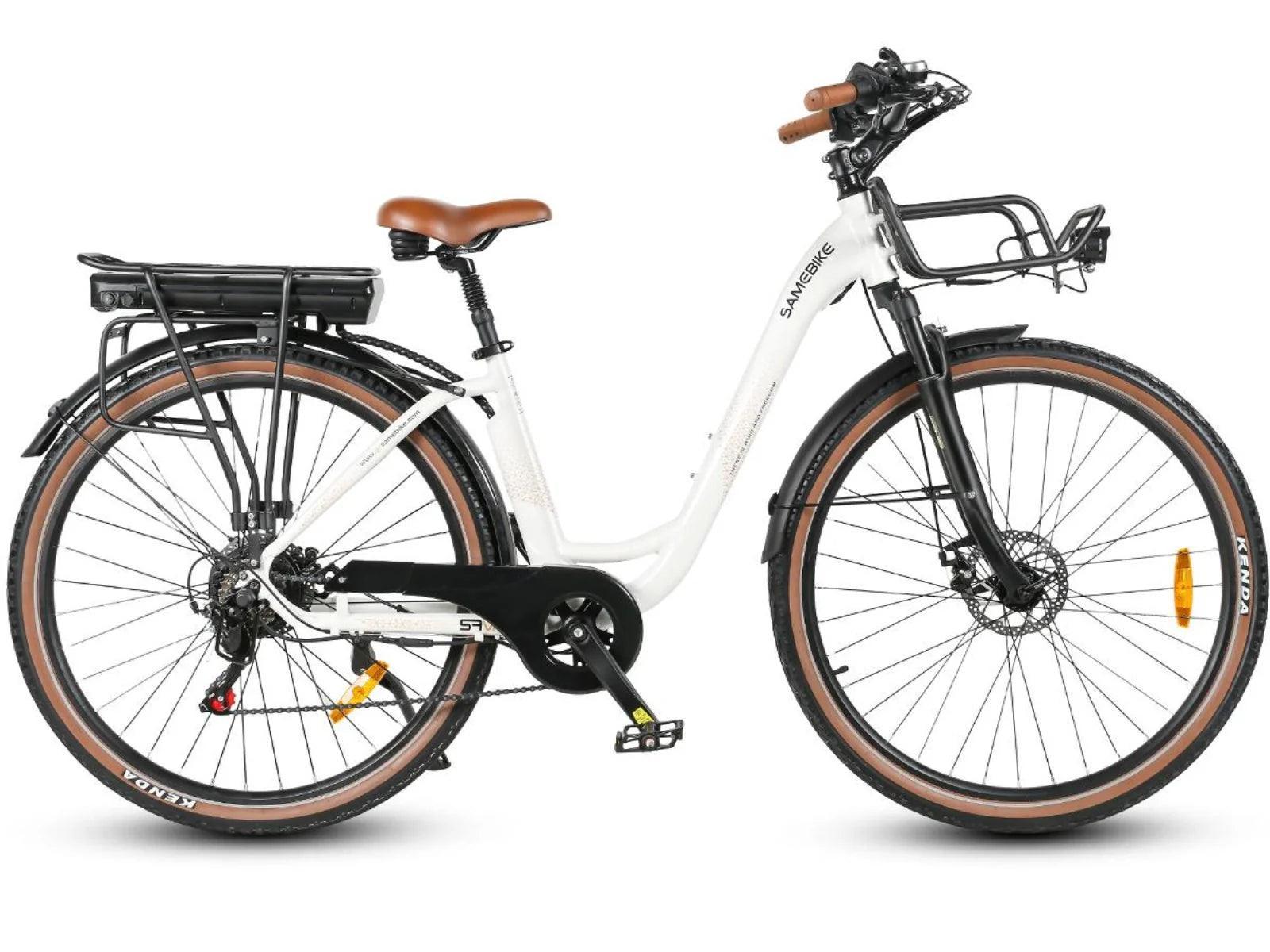 White - Samebike RS-A07 Electric Bike - Ireland- Pogo Cycles