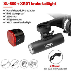 XOSS Bike Light Headlight 400/800/1500 Lm Waterproof USB Rechargeable MTB Front Lamp Head Lights Bicycle Flash Torch - Pogo Cycles