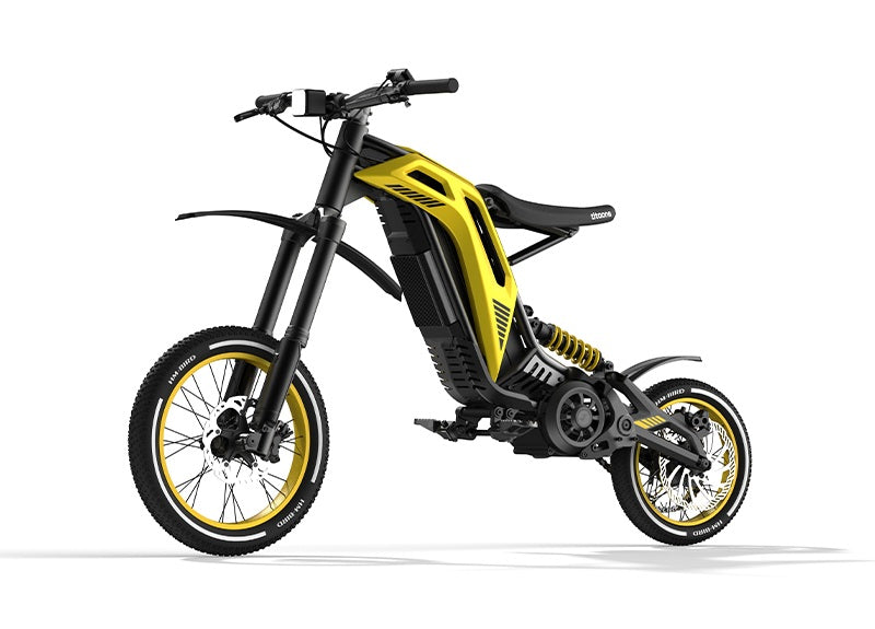 79BIKE TITAONE S Electric Bike in yellow on a white background