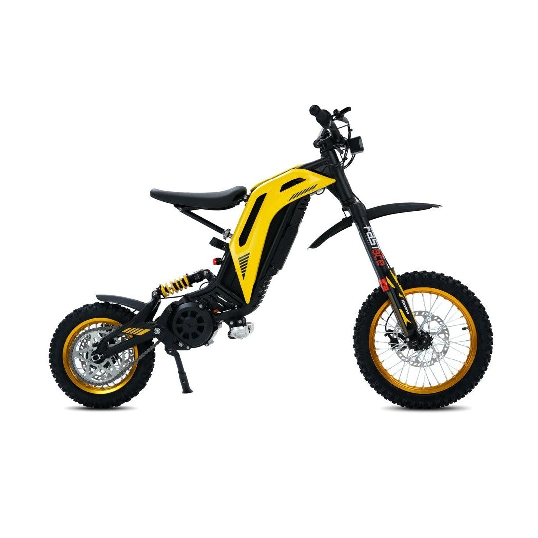 79BIKE TITAONE S Electric Bike in yellow and black on a white background