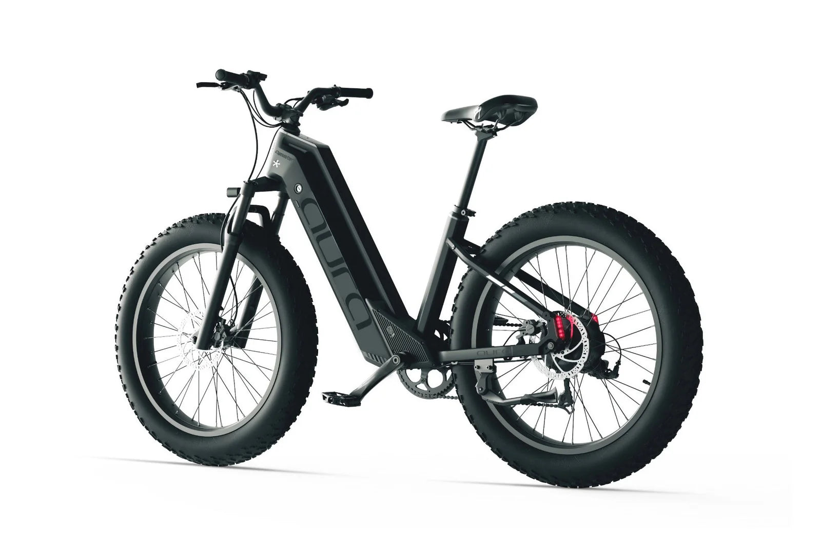 Cyrusher Aura Step-Through Electric Bike - close view in white background
