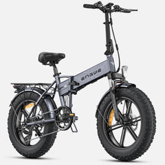 Engwe EP-2 Pro electric bicycle in gray on a white background