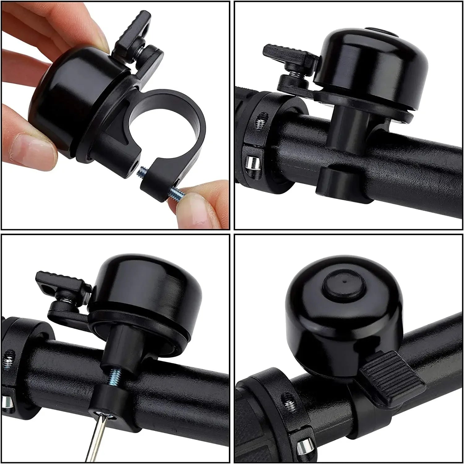 Bicycle Bell Small Size Alloy Mountain Road Bike Horn Sound Alarm For Safety Cycling Handlebar Bicycle Call Accessories