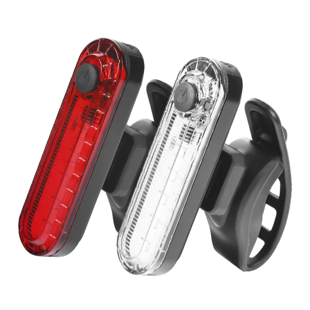 Rear Bike Tail Light USB Rechargeable Ultra Bright Taillights Fit On Bicycle Easy to Install for Cycling Safety Bicycle Light