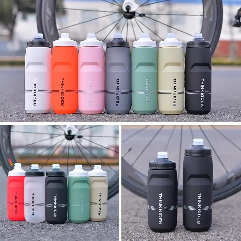 ThinkRider 620ml/750ml Bicycle Bottle MTB Road Bike Water Bottle Outdoor Sports Plastic Portable Large Capacity Drink Cycling - Pogo Cycles