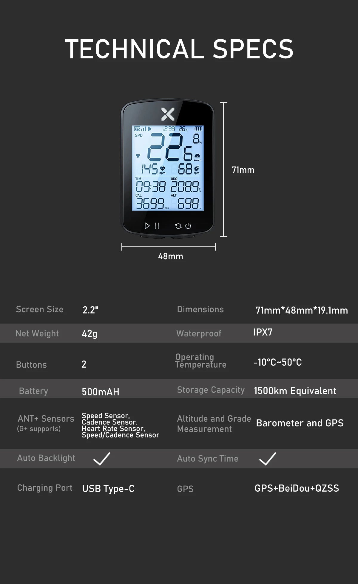 Choice Version xoss G+ G2 G plus 2 Bike Computer GPS Generation Cycling Wireless Speedometer - Pogo Cycles