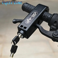 Mini Electric Vehicle Bike Anti-Theft Lock Portable Bicycle Brake Handlebar Grip Locks MTB Road Cycling Lock Scooter Motorcycle