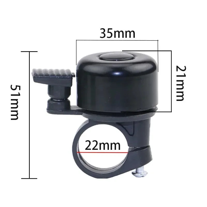 Bicycle Bell Alloy Mountain Road Bike Horn Sound Alarm Doorbell Safety Warning Cycling Handlebar Metal Ring Call MTB Accessories