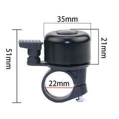 Bicycle Bell Alloy Mountain Road Bike Horn Sound Alarm Doorbell Safety Warning Cycling Handlebar Metal Ring Call MTB Accessories