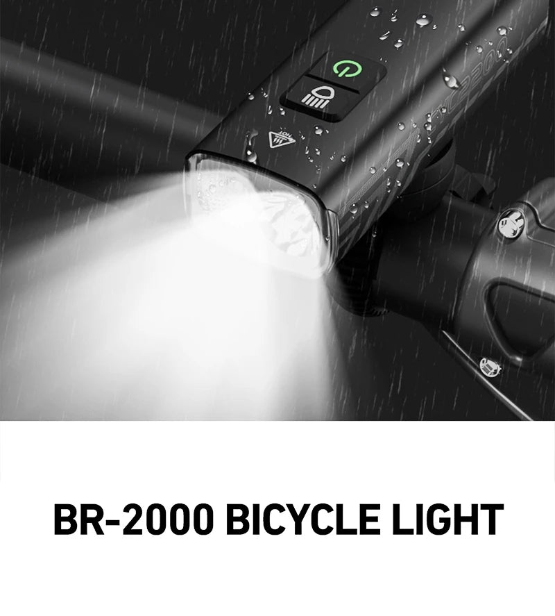 CYCLAMI Bicycle Light 1200LM T6 LED Rechargeable Set Road MTB Bike Front Back Headlight Lamp Flashlight Cycling Light Group