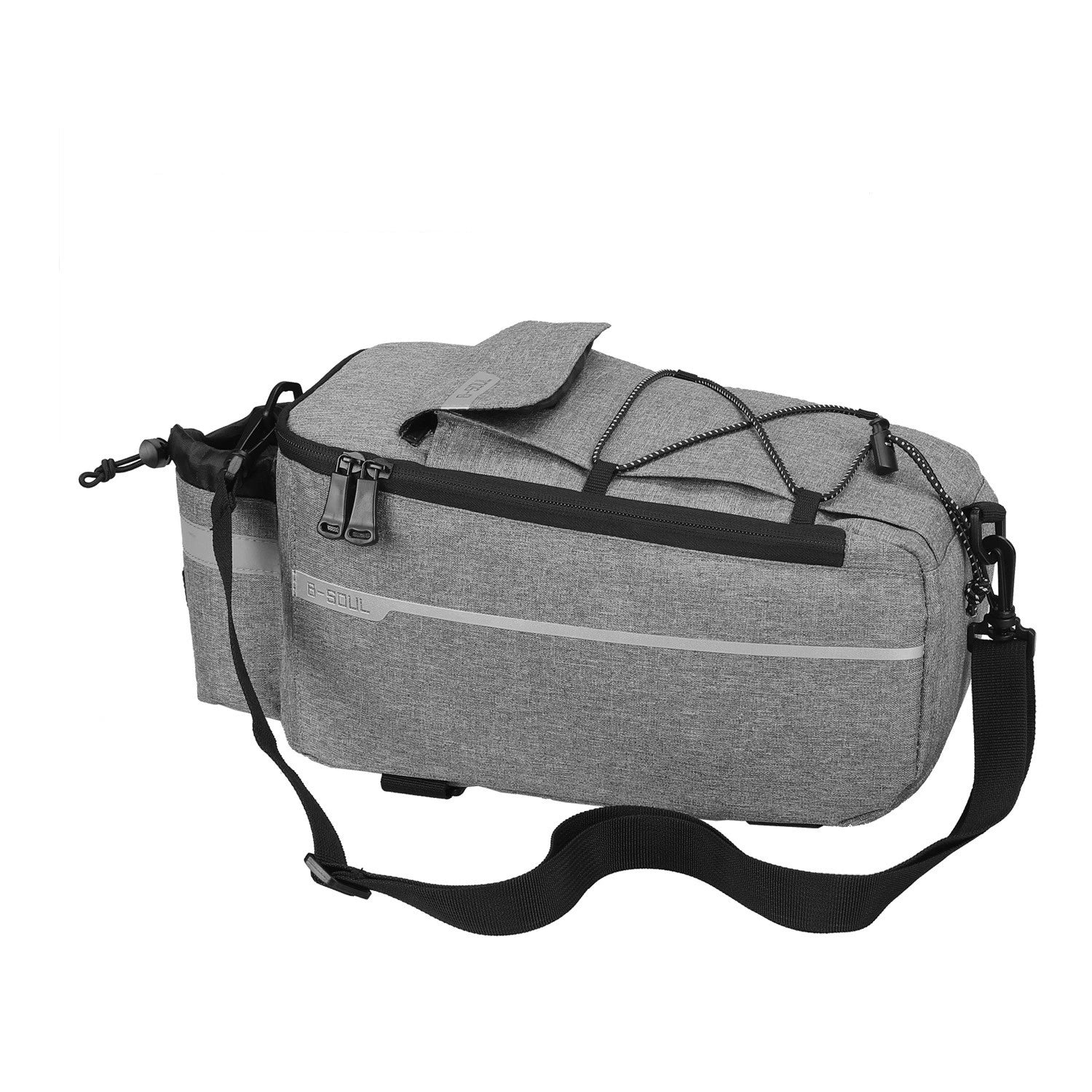 13L Bicycle Carrier Bag Bike Rear Basket Waterproof Pannier Trunk Bags Back Rack Rear Seat Bag Cycling Luggage Shoulder Handbag