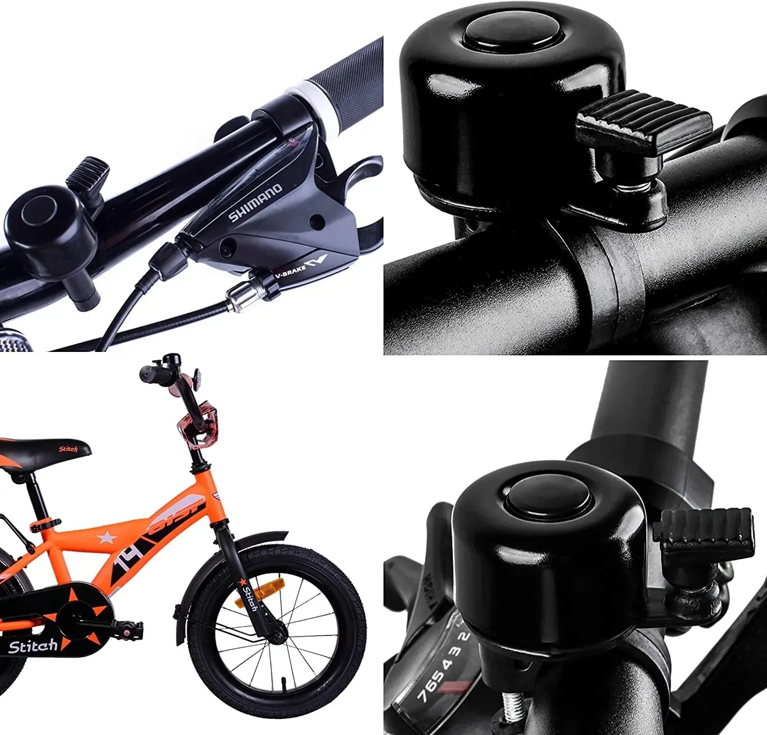 Bicycle Bell Small Size Alloy Mountain Road Bike Horn Sound Alarm For Safety Cycling Handlebar Bicycle Call Accessories