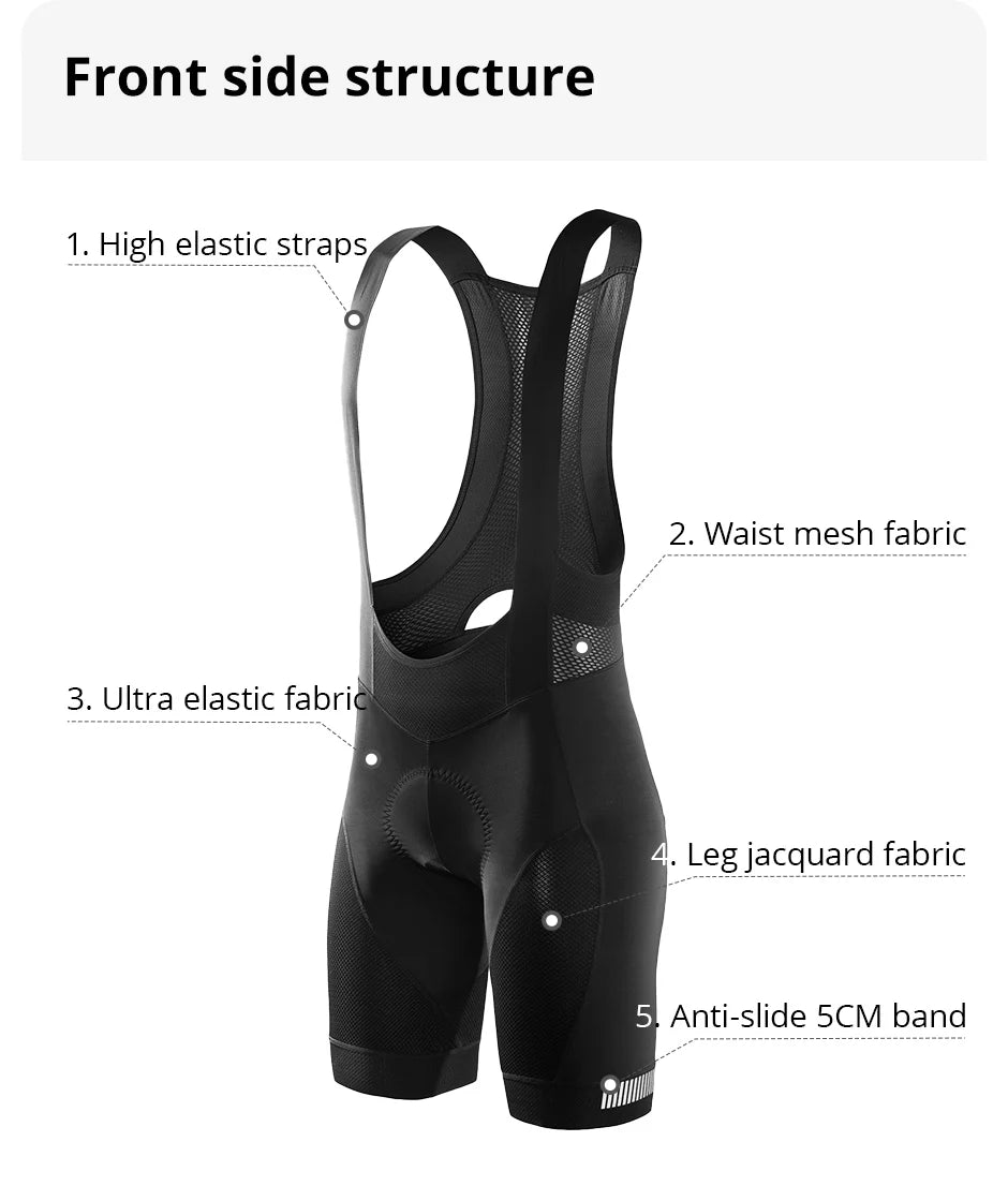 Cycling Bib Shorts Men Women Bicycle Clothing Bretelle Bike Clothes 3D Pad Male Female MTB Tights Summer Professional Cyclist