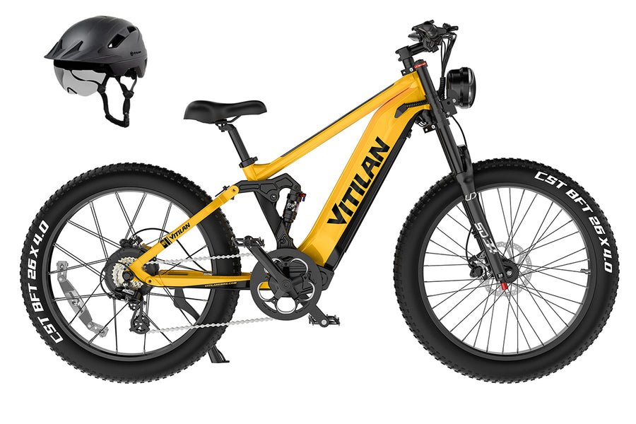 Vitilan T7 Mountain Electric Bike - Pogo Cycles