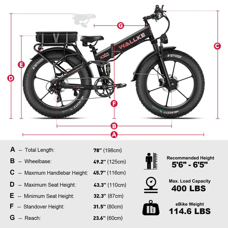 Wallke X3 Pro Max Electric Bike