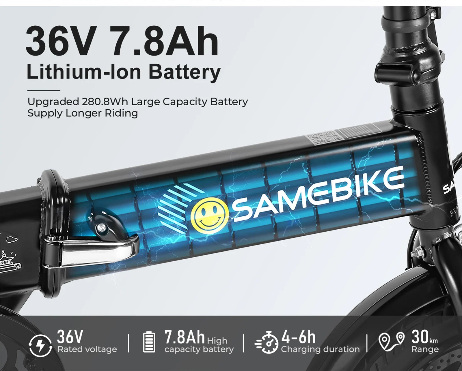 Samebike YINYU14 Foldable Electric Bike