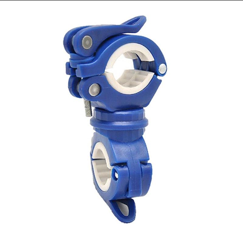 Bicycle Light Bracket Bike Lamp Holder LED Torch Headlight Pump Stand Quick Release Mount 360 Degree Rotatable - Pogo Cycles