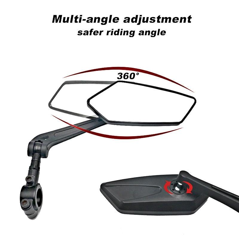 Bicycle Rear View Mirror Reflector/ Adjustable - Pogo Cycles