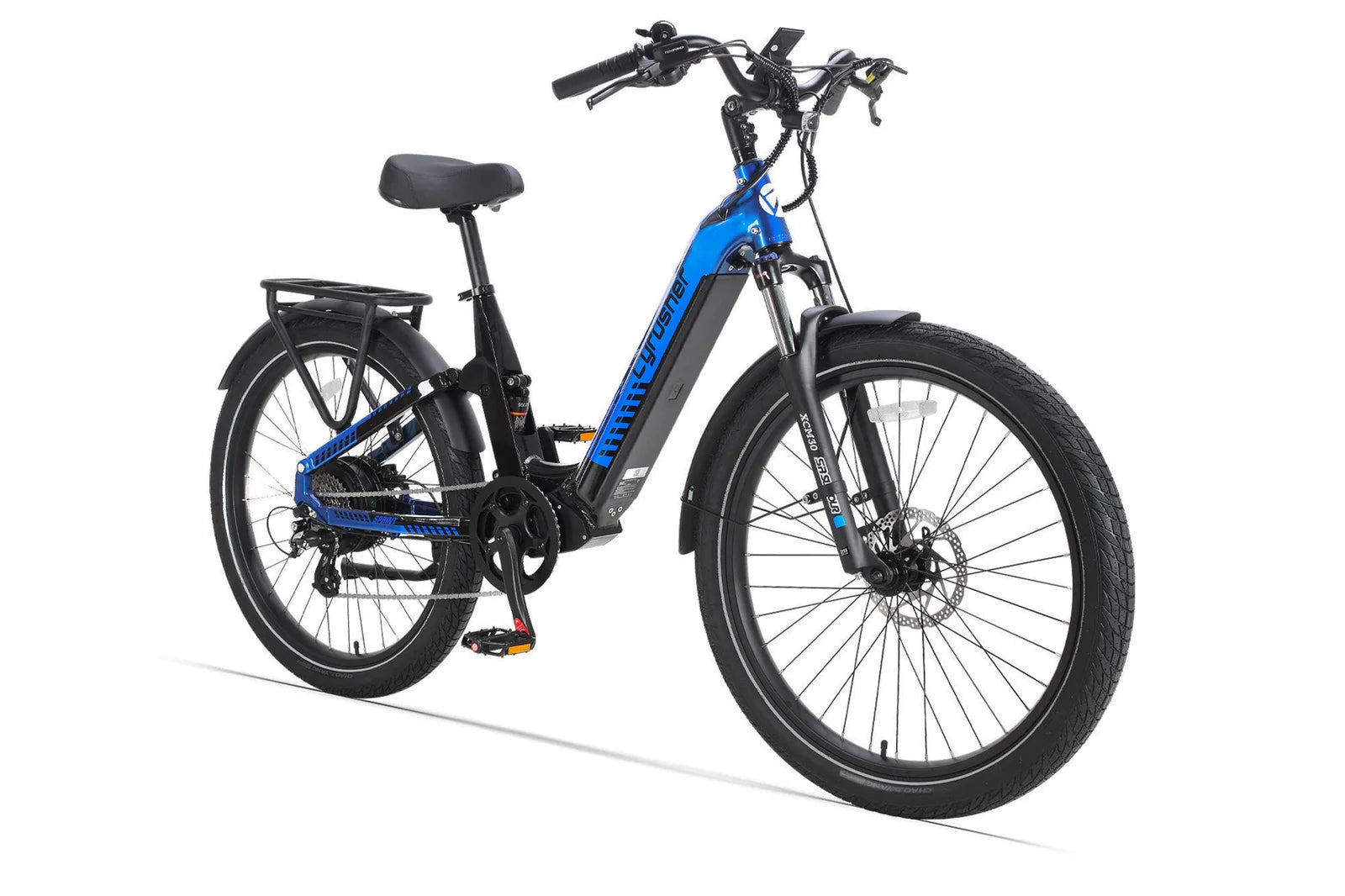 Cyrusher Sprint Electric City Bike front view on white background