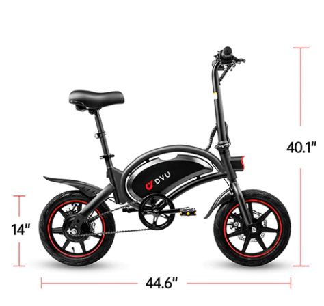 DYU D3F Upgraded Folding Electric Bike - Pogo Cycles