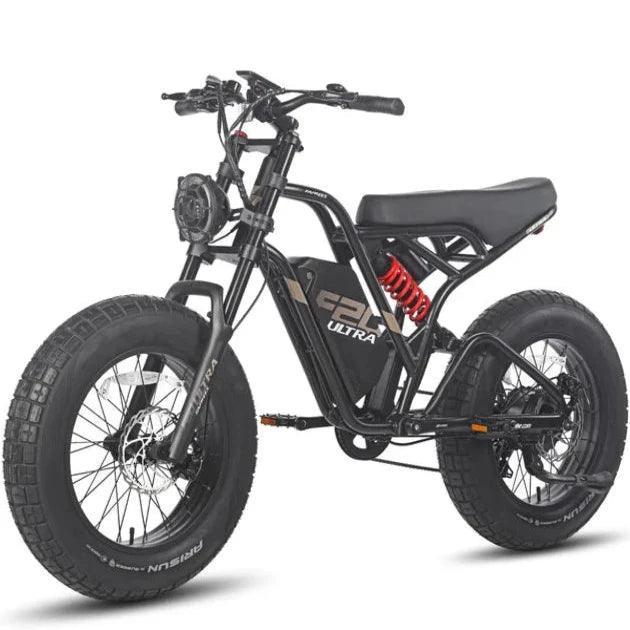 Side view of Fafrees F20 Ultra Electric Bike - Ireland - Pogo Cycles in white background 