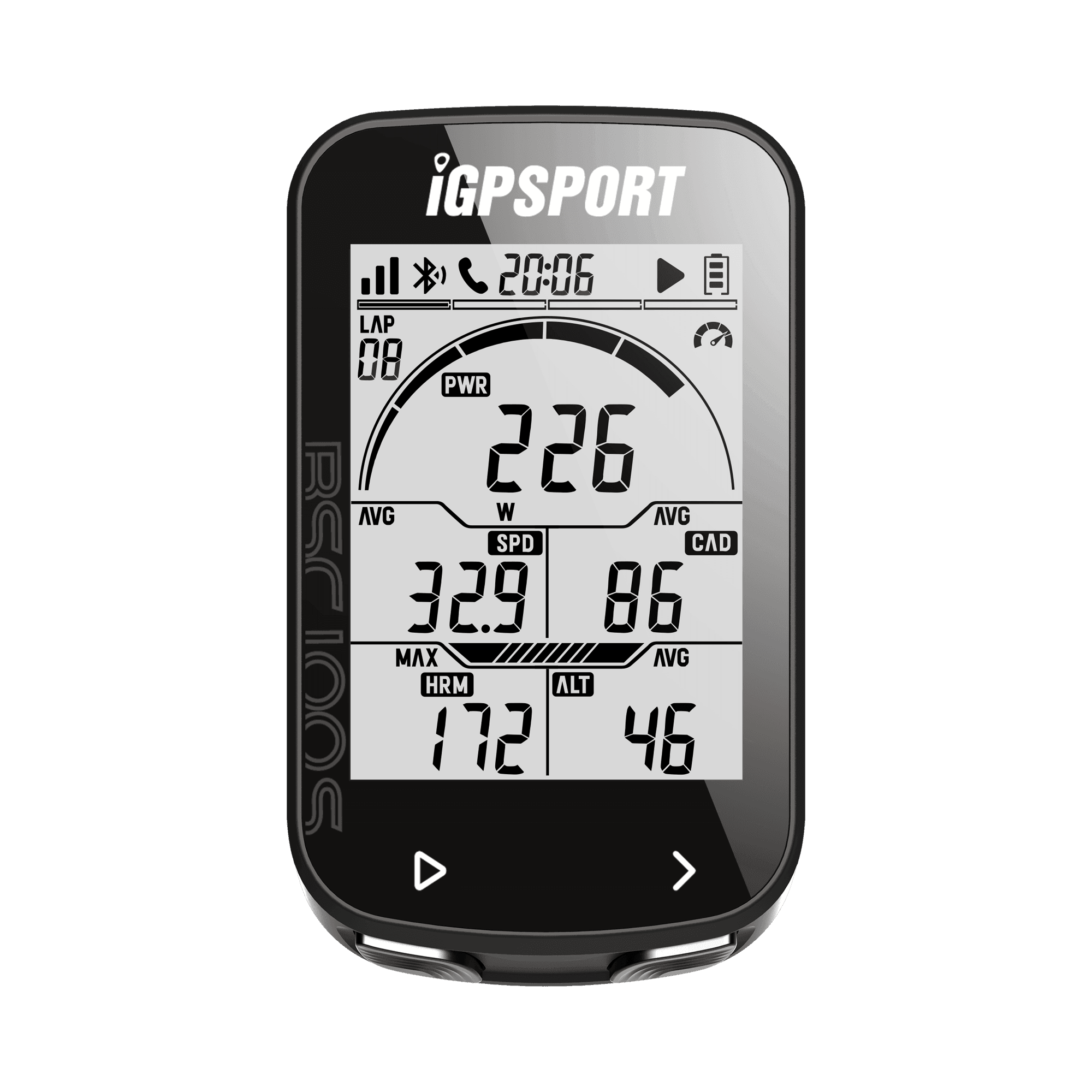 Digital speedometer for cycle shop
