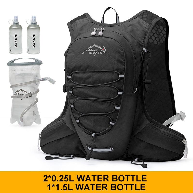 INOXTO-Portable waterproof bicycle backpack, 10 liters, water bag, suitable for outdoor sports, mountaineering, hiking, hydratio - Pogo Cycles