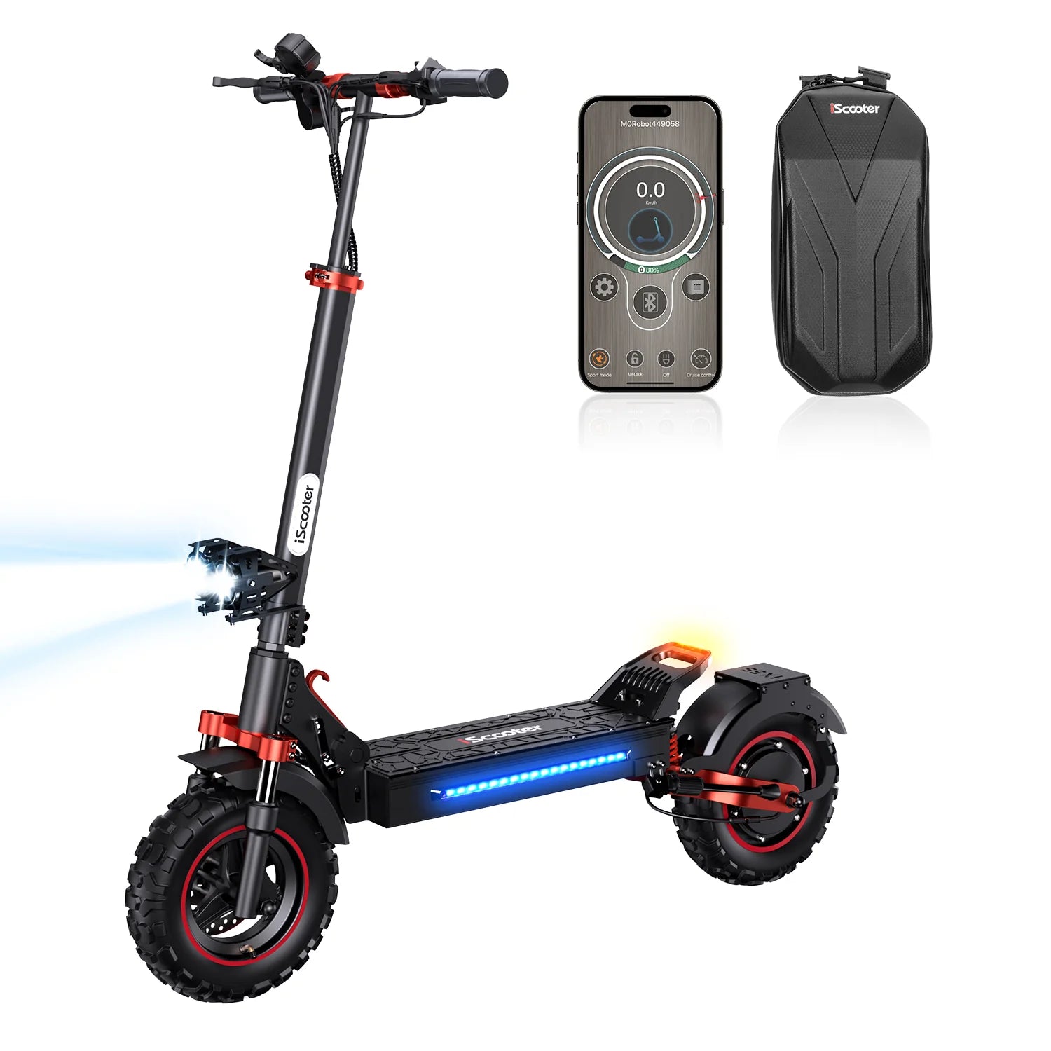 iScooter iX5S 1000W Off-Road Electric Scooter - Pogo Cycles