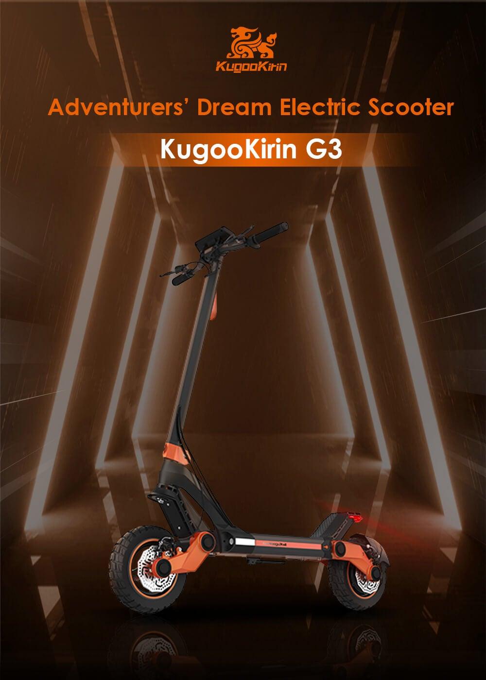 Kukirin (Kugoo) G3 Adventurers Electric Scooter - Pogo Cycles